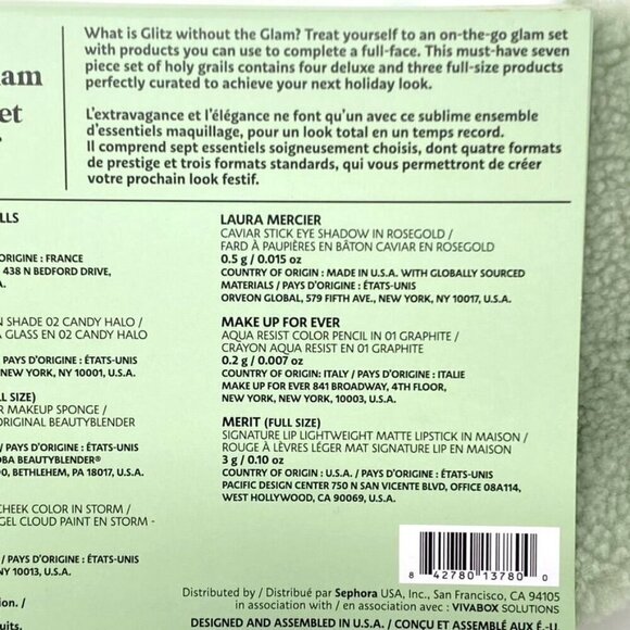 Sephora Favorites Glitz and Glam Makeup Set Holiday Gifts Limited - Picture 6 of 6